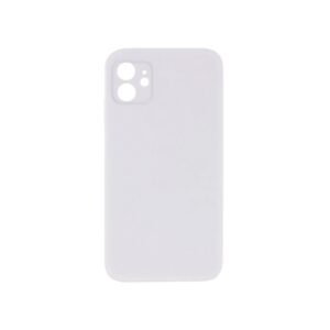Silikonové pouzdro pro Apple iPhone 11, bílá